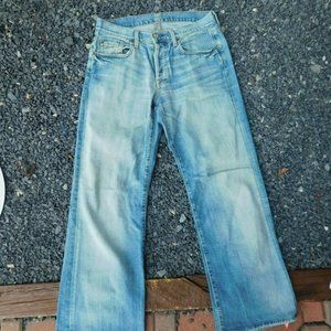 7 For All Mankind RELAXED Jeans Size 30 BUTTONFLY BUTTON FLY WOMENS